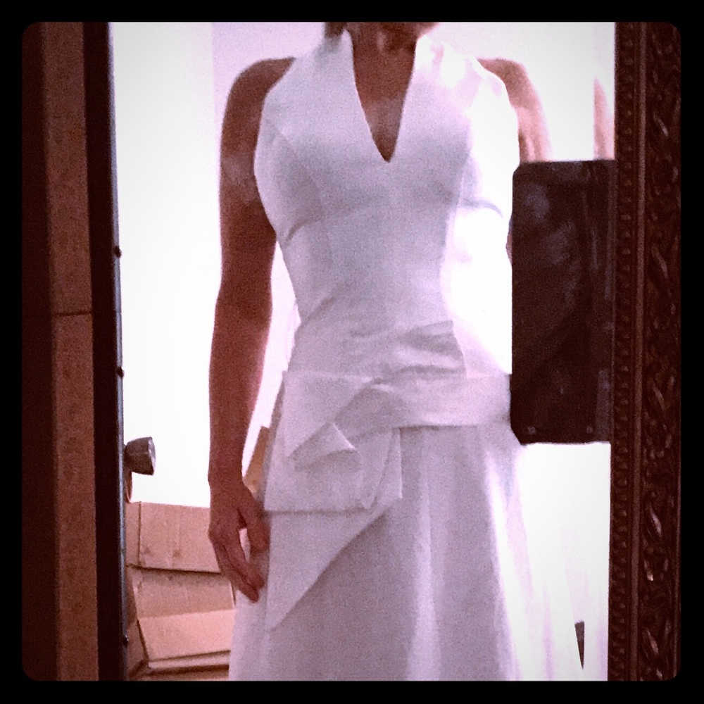 NWT!Halter style Couture designer wedding dress